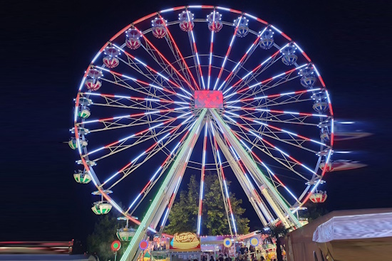 LED Screen Riesenrad